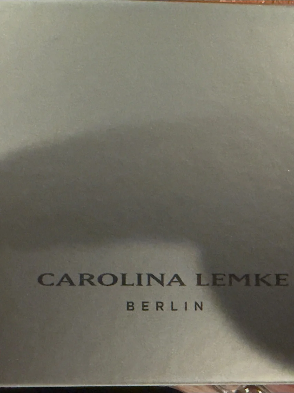 Carolina Lemke Berlin Reico Black With Blue Lens Round Metal Sunglasses Unisex